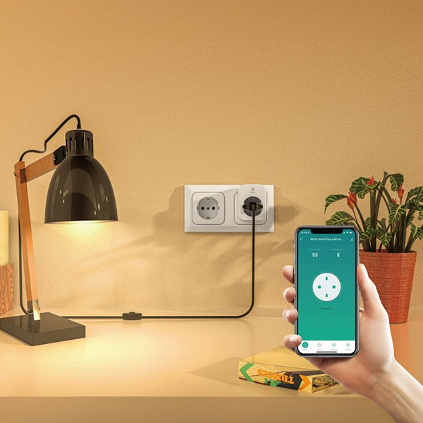 WOOX R6118 Smart Plug met energiemeter | Max. 3680W | Wit (NL